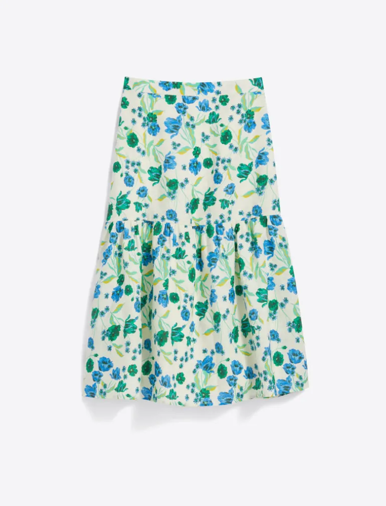 Midi Skirt in Linen