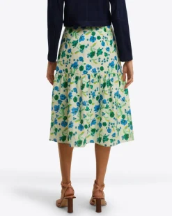 Midi Skirt in Linen