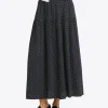 Midi Skirt in Polka Dot