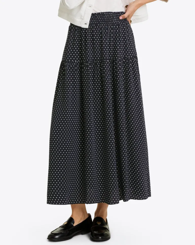 Midi Skirt in Polka Dot
