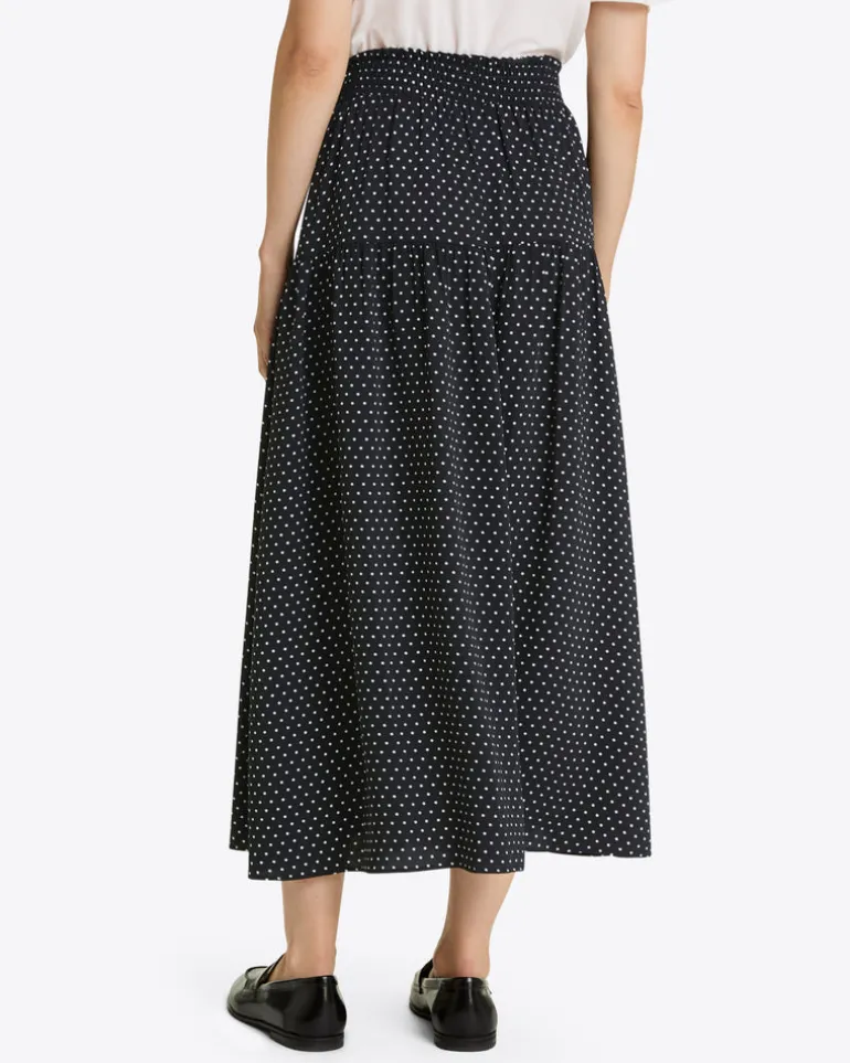 Midi Skirt in Polka Dot