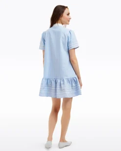 Molly Mini Dress in Oxford Shirting