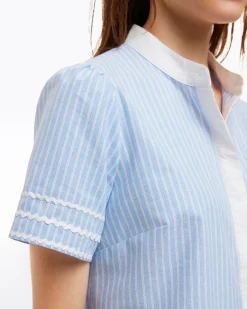 Molly Mini Dress in Oxford Shirting