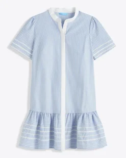 Molly Mini Dress in Oxford Shirting