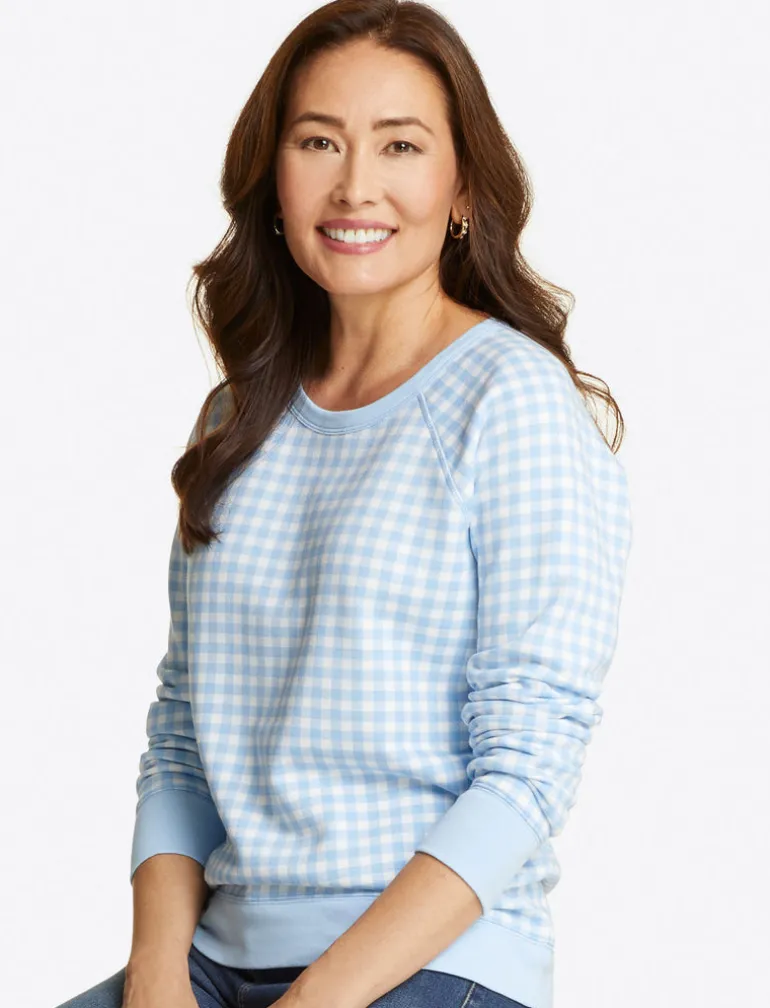 Natalie Sweatshirt in Gingham