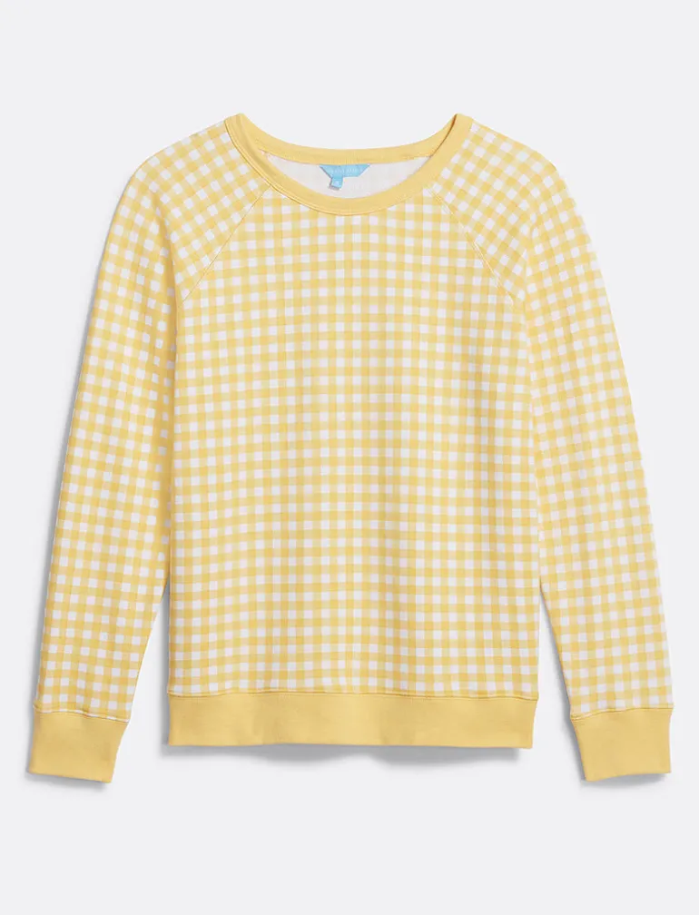 Natalie Sweatshirt in Gingham