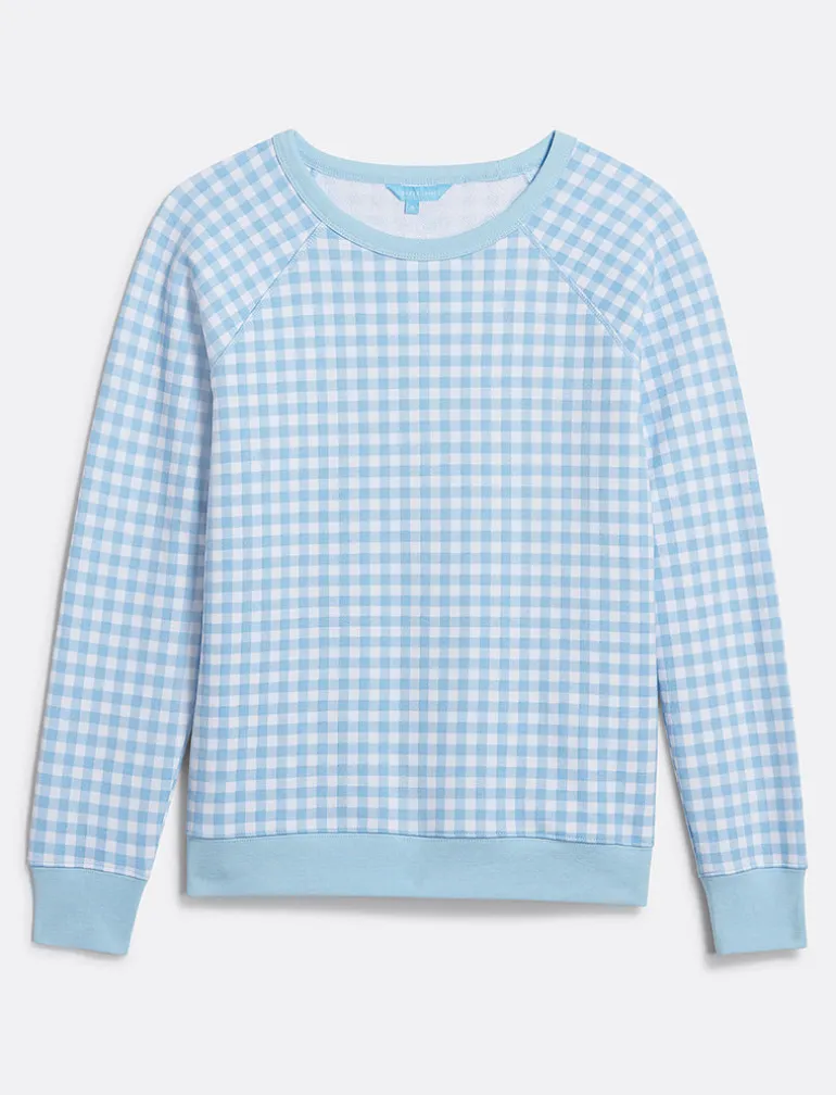 Natalie Sweatshirt in Gingham