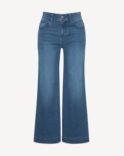 5-Pocket Wide Leg Crop