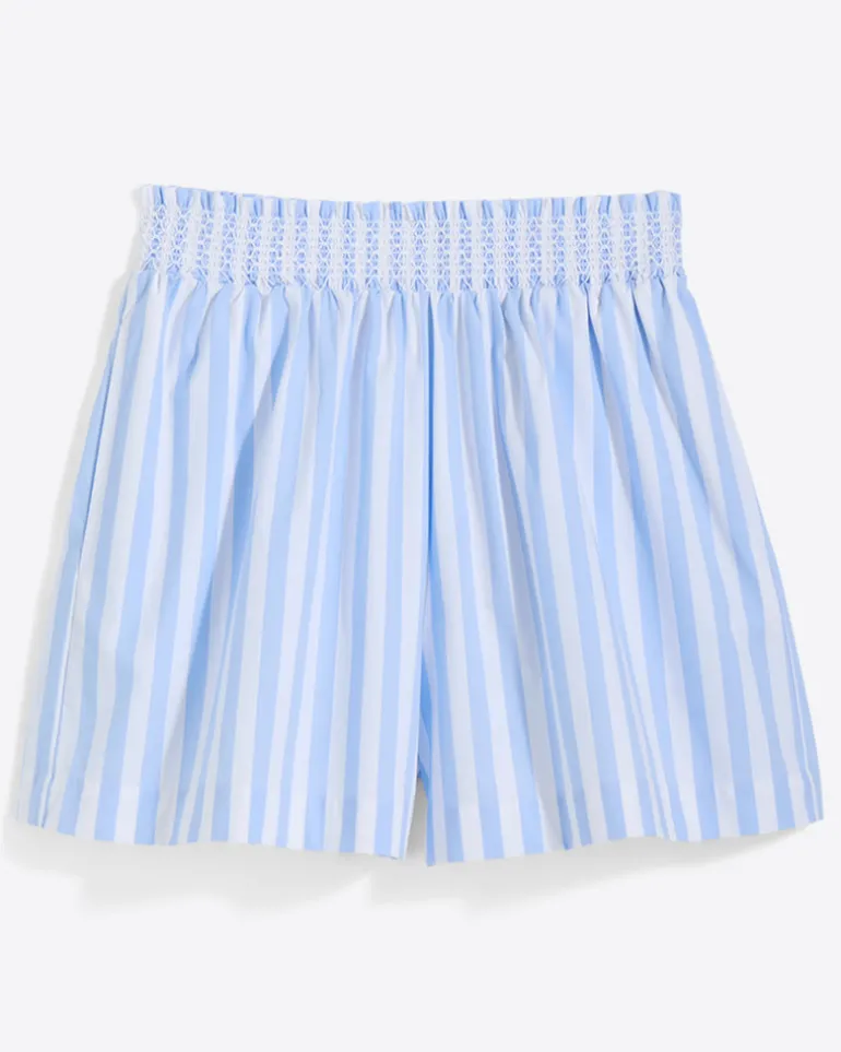 Relaxed Pull On Short in Crisp Cotton