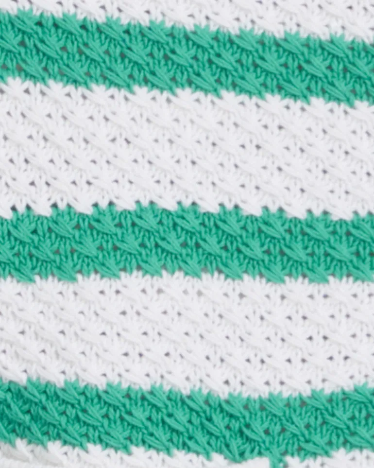 Rita Crewneck Cardigan in Cotton