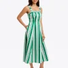 Rosalind Love Circle Dress in Ottoman Stripe