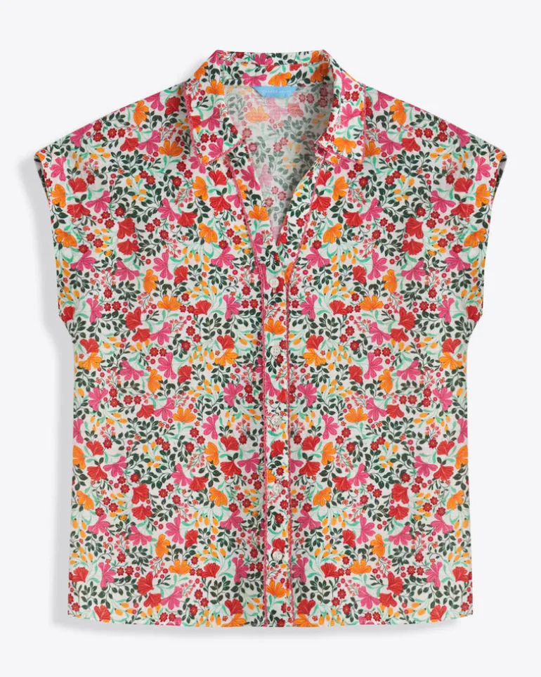 Sadie Top in Coneflowers