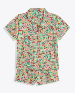 Sara Pajama Set in Coneflowers