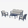 Savannah 4-Piece Deep Seating Set with Sofa in Buffalo Plaid