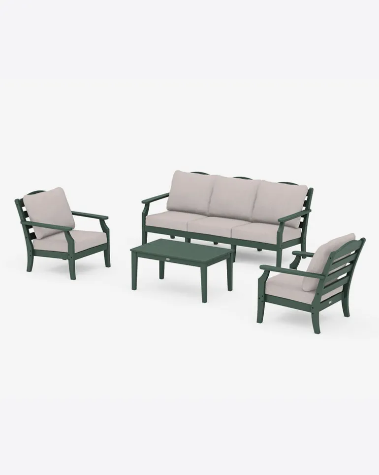 Savannah 4-Piece Deep Seating Set with Sofa