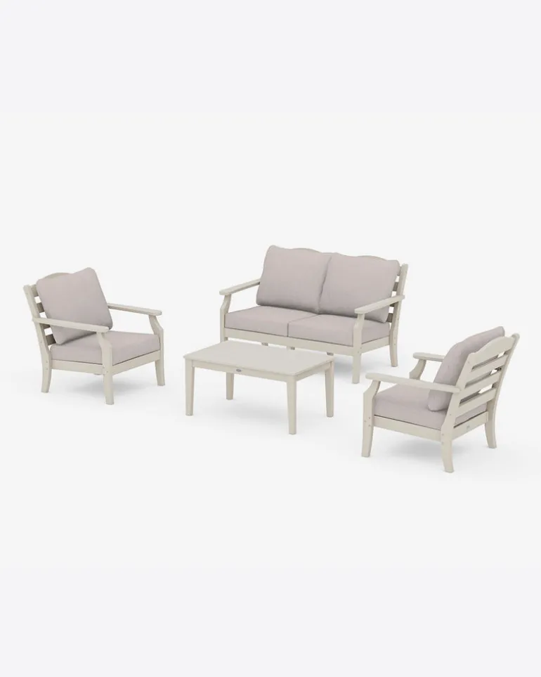 Savannah 4-Piece Deep Seating Set with Loveseat
