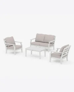 Savannah 4-Piece Deep Seating Set with Loveseat