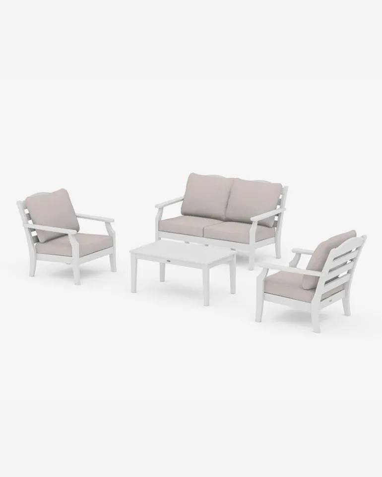 Savannah 4-Piece Deep Seating Set with Loveseat