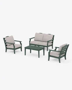 Savannah 4-Piece Deep Seating Set with Loveseat