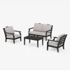 Savannah 4-Piece Deep Seating Set with Loveseat