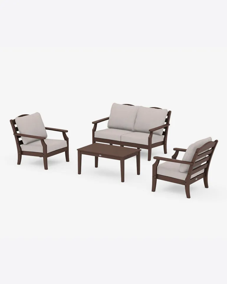 Savannah 4-Piece Deep Seating Set with Loveseat