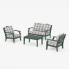Savannah 4-Piece Deep Seating Set with Loveseat in Buffalo Plaid