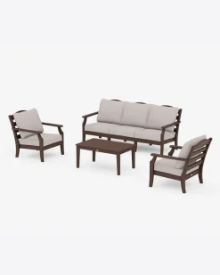 Savannah 4-Piece Deep Seating Set with Sofa