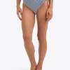 Seersucker High Waist Bottom