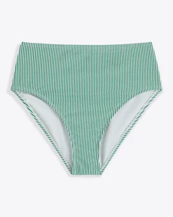 Seersucker High Waist Bottom