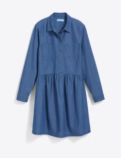 Sheena Shirtdress in Chambray