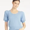 Short Sleeve Cashmere Sweater