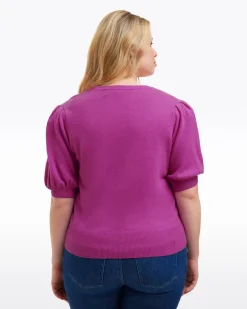 Short Sleeve Cashmere Sweater