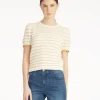 Short Sleeve Pointelle Sweater
