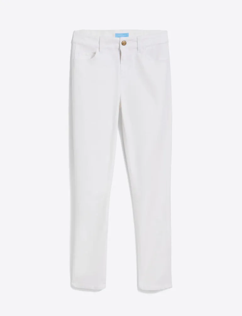 Skinny Jeans in White Denim