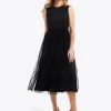 Sleeveless Dress in Tulle