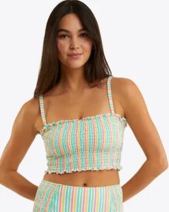 Smocked Bikini Top