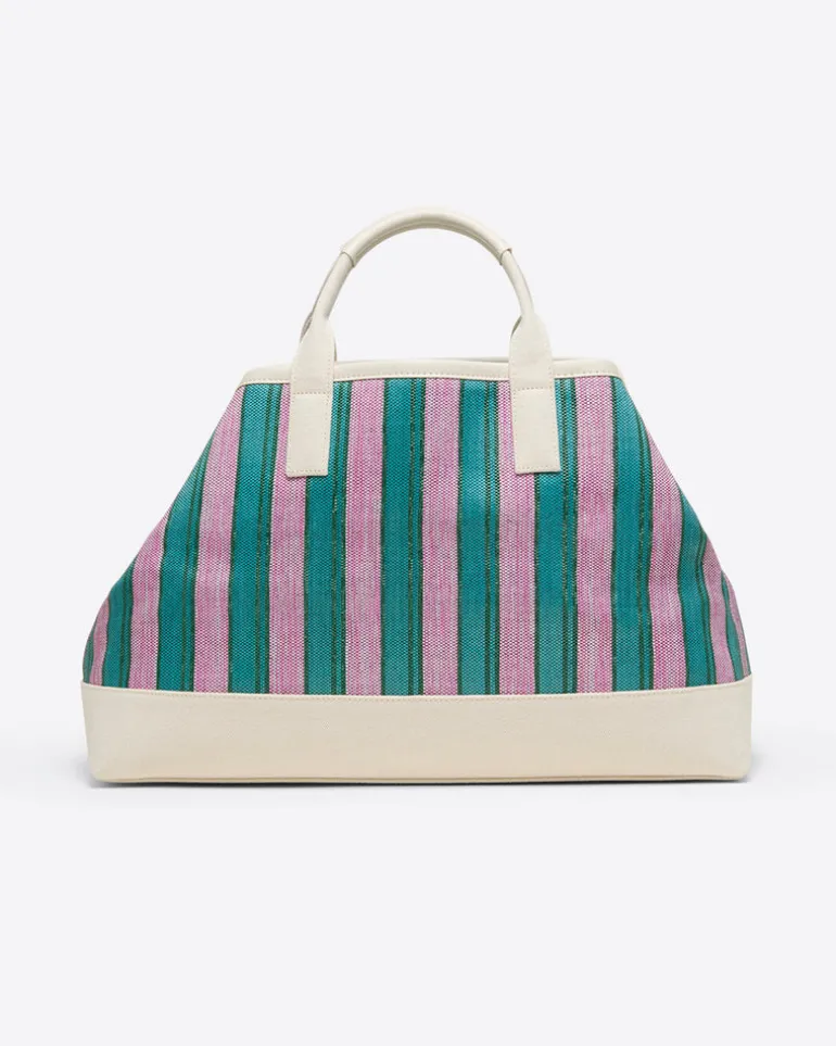 Stripe Canvas Tote