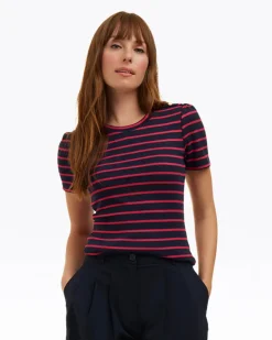 Stripe Crewneck Tee