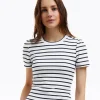 Stripe Crewneck Tee