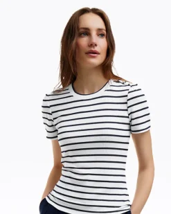 Stripe Crewneck Tee