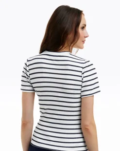 Stripe Crewneck Tee