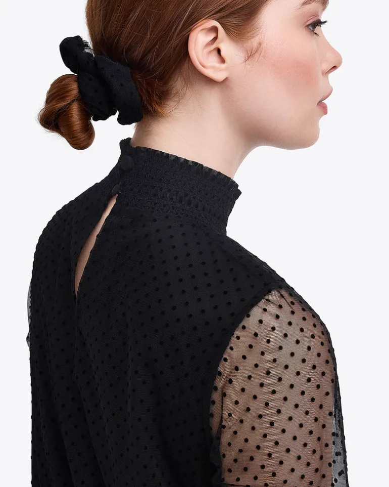 Tulle and Lace Scrunchie Set