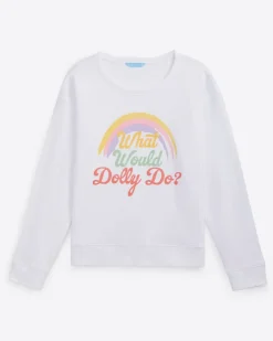 What Would Dolly Do Rainbow Sweatshirt