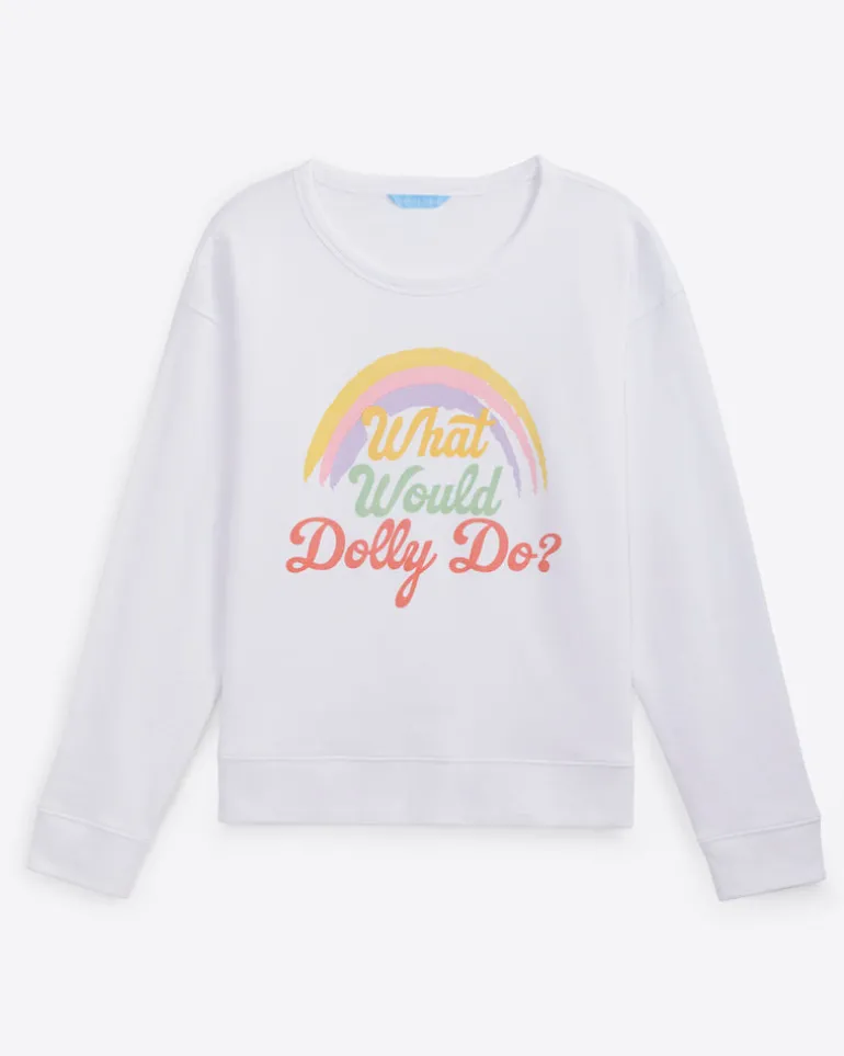 What Would Dolly Do Rainbow Sweatshirt