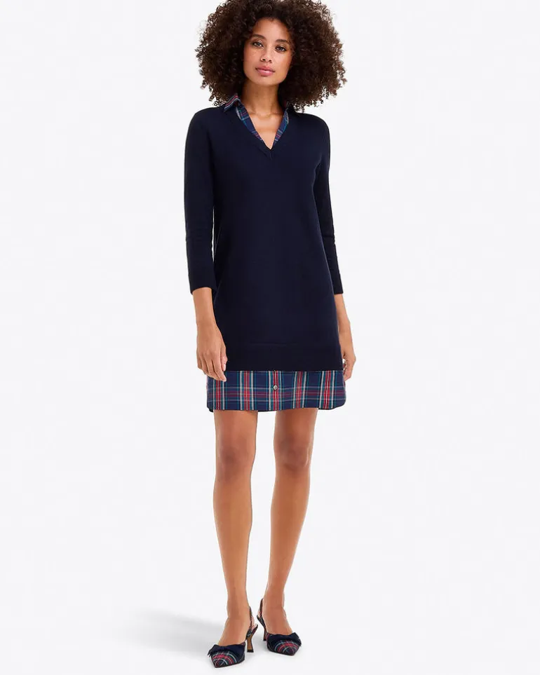 Wool and Cotton Combo Sweaterdress